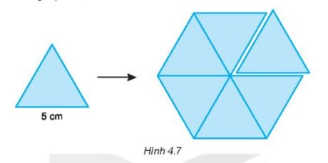 [KNTT] Giải SBT toán 6 tập 1 bài 18: Tam giác đều, hình vuông, hình lục giác đều