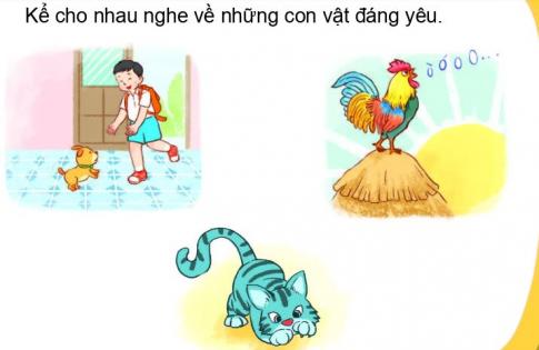 [Phát triển năng lực] Tiếng việt 1 bài 25A: Những con vật đáng yêu