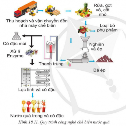 Giải bài 18 Ứng dụng công nghệ cao trong thu hoạch, bảo quản và chế biến sản phẩm trồng trọt