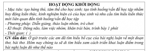 Giáo án PTNL bài Cách làm bài nghị luận về một đoạn thơ, bài thơ (tiếp)