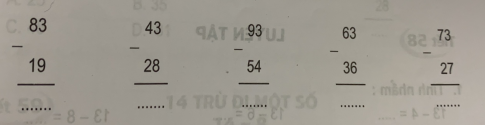 Giải bài tập thực hành toán 2: 53 - 15