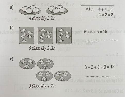 Giải bài tập thực hành toán 2: Phép nhân