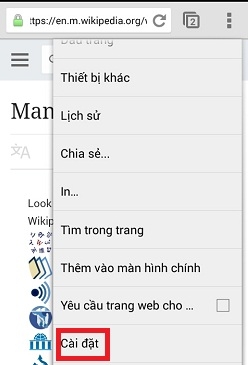 Cách dịch Web sang tiếng việt đơn giản bằng google Chrome trên điện thoại