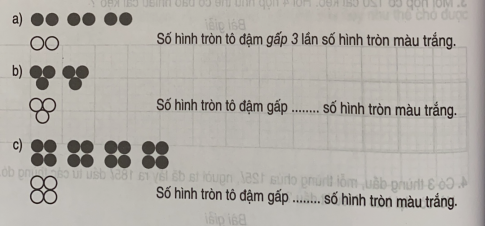 Giải bài tập thực hành toán 3: So sánh số lớn gấp mấy lần số bé