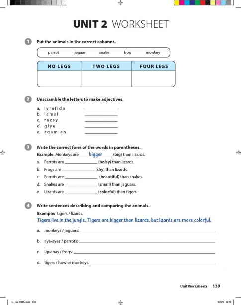 [Explore] Tiếng Anh 6 Unit 2 Worksheet