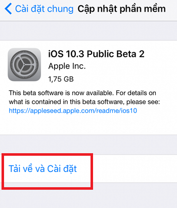 Cách cập nhật iOS 10.3 beta 2 đơn giản nhất