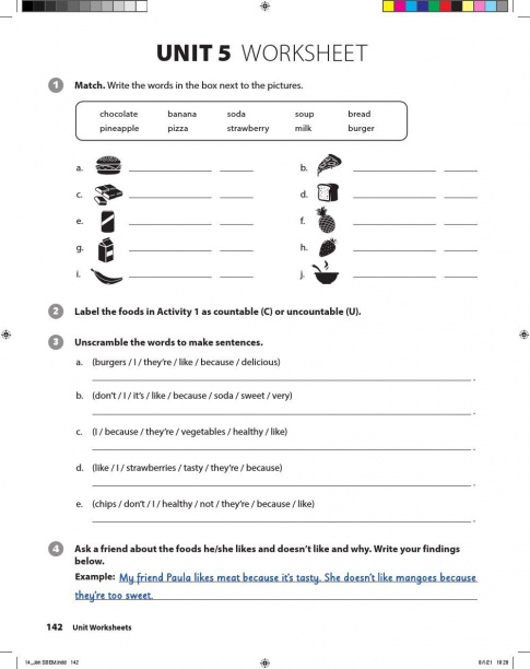 [Explore] Tiếng Anh 6 Unit 5 Worksheet