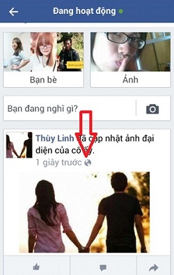 Cách thay avatar mà không ai biết với Facebook trên điện thoại