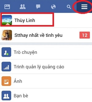 Cách thay avatar mà không ai biết với Facebook trên điện thoại