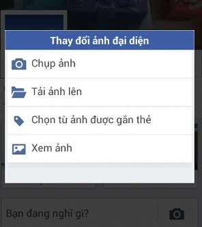 Cách thay avatar mà không ai biết với Facebook trên điện thoại