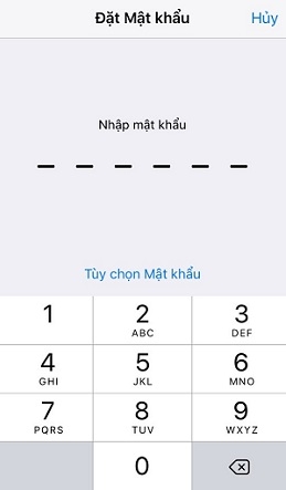 Hướng dẫn cách cài đặt mật khẩu cho điện thoại Iphone