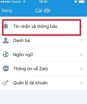 Tắt chữ đã xem trong chat Zalo thì làm thế nào?