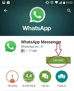 Cách tạo tài khoản  Whatsapp  bằng điện thoại Android nhanh chóng