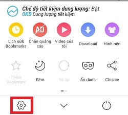 Cách xóa lịch sử trình duyệt Web của UC trên điện thoại Android