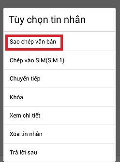 Cách coppy số điện thoại từ danh bạ gửi sang tin nhắn nhanh chóng.