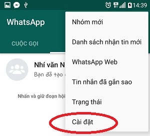 Hướng dẫn cách thiết lập chế độ riêng tư trong Whatsapp messenger