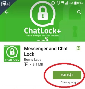 Hướng dẫn cách khoá ứng dụng Whatsapp Messenger