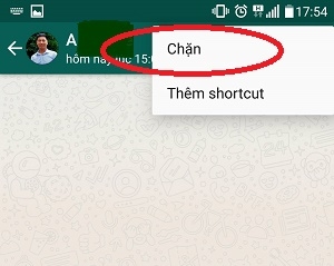 Cách tạo shortcut cho người thường xuyên liên lạc trên Whatsapp