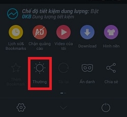 Cách bật chế độ ban đêm trên UC Browser trên điện thoại Android