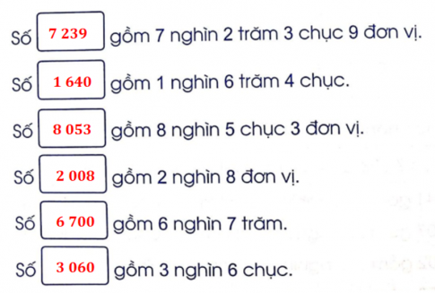 Bài tập 6. Trang 8 VBT Toán 3 tập 2