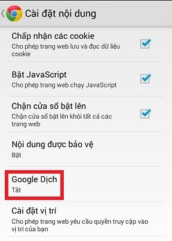 Cách dịch Web sang tiếng việt đơn giản bằng google Chrome trên điện thoại