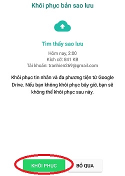 Hướng dẫn Xoá và khôi phục tin nhắn trên Whatsapp