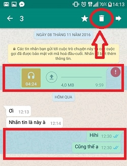 Hướng dẫn Xoá và khôi phục tin nhắn trên Whatsapp