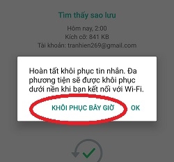 Hướng dẫn Xoá và khôi phục tin nhắn trên Whatsapp