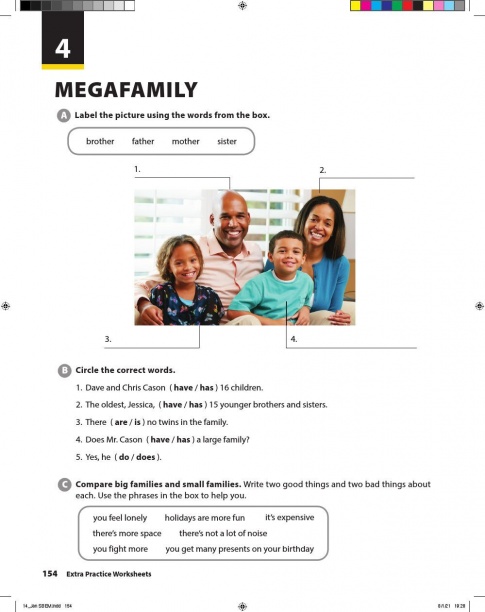 [Explore] Tiếng Anh 6 Unit 4: Mega Family