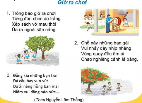 [Phát triển năng lực] Tiếng việt 1 bài 28C: Vui chơi ở trường