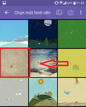 Hướng dẫn thay đổi hình nền và đổi background trên Viber