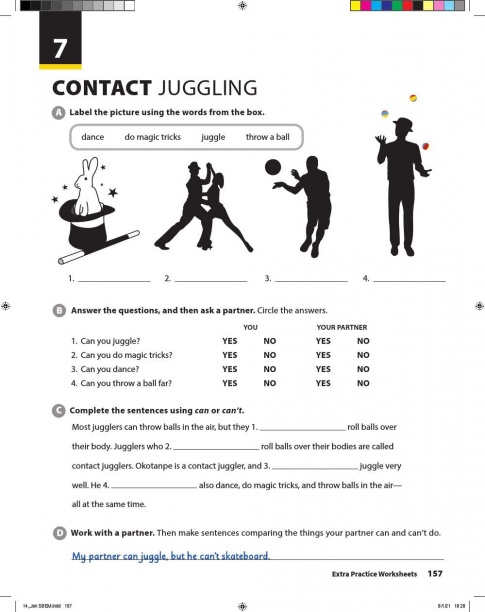 [Explore] Tiếng Anh 6 Unit 7: Contact Juggling