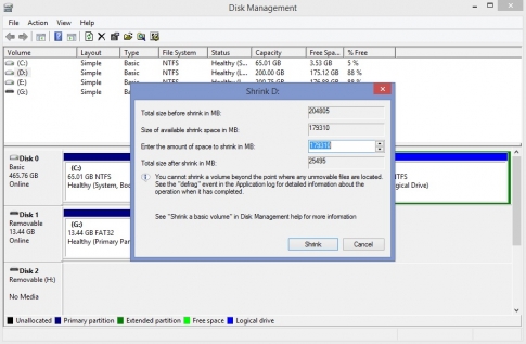 Chia gộp ổ cứng bằng Disk Management sẵn có trên Windows