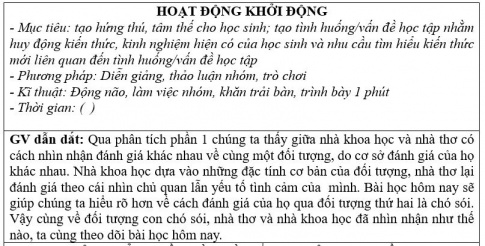 Giáo án PTNL bài Chó sói và cừu trong thơ ngụ ngôn của La Phông - ten (tiết 2)