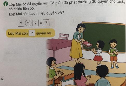 [Phát triển năng lực] Giải toán 1 bài: Vận dụng phép tính trừ