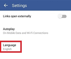 Những bước đơn giản để đổi ngôn ngữ Facebook trên điện thoại Android