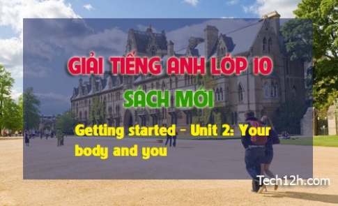 Getting started Unit 2: Your body and you