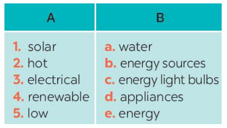 Giải Unit 10: Energy sources (Looking back and project)