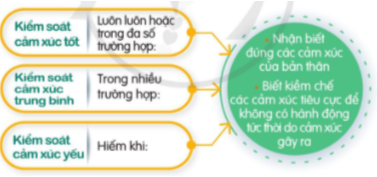 Hãy xác định mức độ kiểm soát cảm xúc của bản thân.