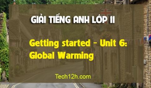 Getting started Unit 6: Global Warming