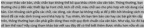 Hướng dẫn cách giãn chữ, giãn dòng, giãn đoạn trên văn bản word