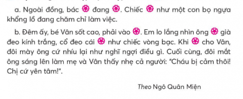 Xếp các từ ngữ trong khung vào 4 nhóm