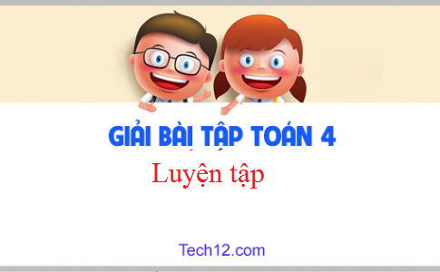 Giải VBT toán 4 tập 2 bài: Luyện tập Trang 27