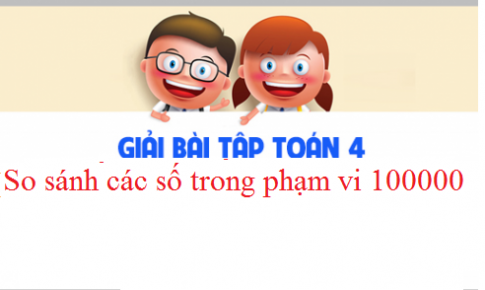 Giải VBT toán 3 tập 2 bài : So sánh các số trong phạm vi 100000 Trang 57