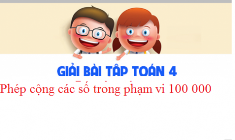 Giải VBT toán 3 tập 2 bài: Phép cộng các số trong phạm vi 100 000 Trang 67