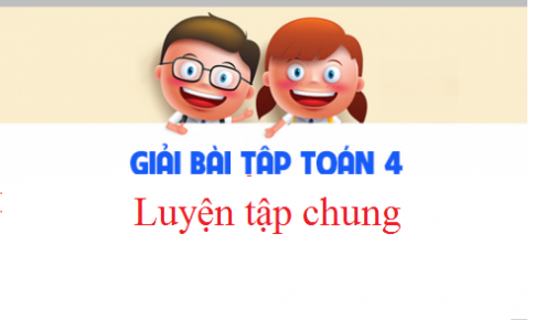 Giải VBT toán 4 bài: Luyện tập chung Trang 73