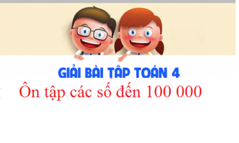 Giải VBT toán 4 bài:Ôn tập các số đến 100 000 Trang 87