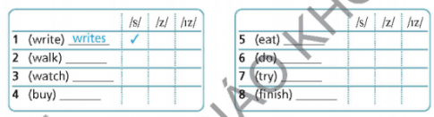 [Right On] Giải tiếng Anh 6 Unit 2: Everyday - Grammar