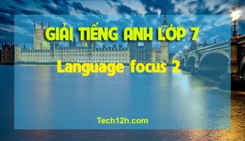 Language focus 2