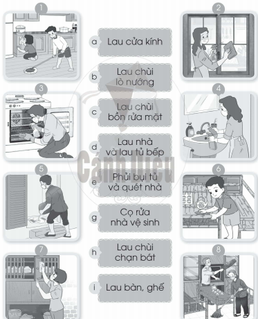[Cánh diều] Giải VBT Tự nhiên và xã hội 2 bài 4: Giữ vệ sinh nhà ở